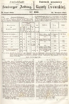 Amtsblatt zur Lemberger Zeitung = Dziennik Urzędowy do Gazety Lwowskiej. 1865, nr 199