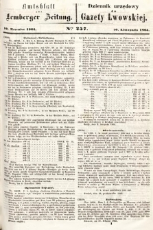 Amtsblatt zur Lemberger Zeitung = Dziennik Urzędowy do Gazety Lwowskiej. 1865, nr 257