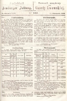 Amtsblatt zur Lemberger Zeitung = Dziennik Urzędowy do Gazety Lwowskiej. 1865, nr 259