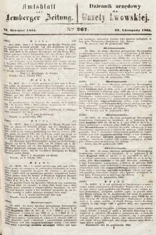 Amtsblatt zur Lemberger Zeitung = Dziennik Urzędowy do Gazety Lwowskiej. 1865, nr 267