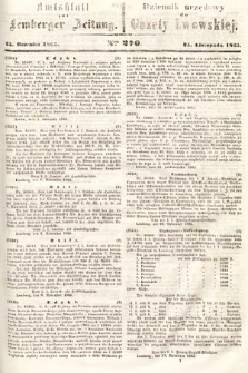 Amtsblatt zur Lemberger Zeitung = Dziennik Urzędowy do Gazety Lwowskiej. 1865, nr 270