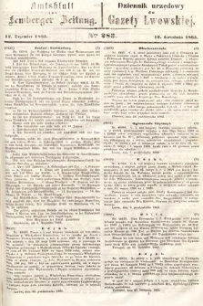 Amtsblatt zur Lemberger Zeitung = Dziennik Urzędowy do Gazety Lwowskiej. 1865, nr 283