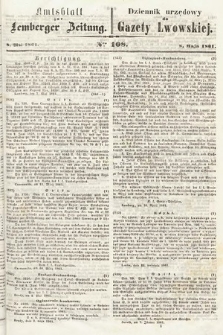 Amtsblatt zur Lemberger Zeitung = Dziennik Urzędowy do Gazety Lwowskiej. 1861, nr 108