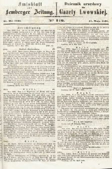 Amtsblatt zur Lemberger Zeitung = Dziennik Urzędowy do Gazety Lwowskiej. 1861, nr 110