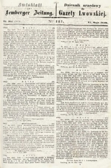 Amtsblatt zur Lemberger Zeitung = Dziennik Urzędowy do Gazety Lwowskiej. 1861, nr 117