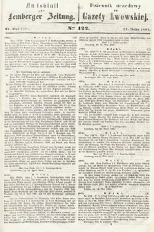 Amtsblatt zur Lemberger Zeitung = Dziennik Urzędowy do Gazety Lwowskiej. 1861, nr 122