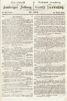 Amtsblatt zur Lemberger Zeitung = Dziennik Urzędowy do Gazety Lwowskiej. 1861, nr 123