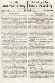 Amtsblatt zur Lemberger Zeitung = Dziennik Urzędowy do Gazety Lwowskiej. 1861, nr 156