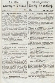 Amtsblatt zur Lemberger Zeitung = Dziennik Urzędowy do Gazety Lwowskiej. 1861, nr 159
