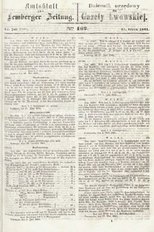 Amtsblatt zur Lemberger Zeitung = Dziennik Urzędowy do Gazety Lwowskiej. 1861, nr 162