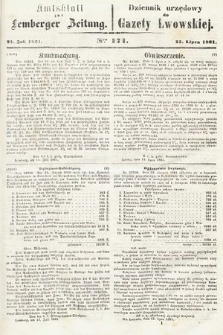 Amtsblatt zur Lemberger Zeitung = Dziennik Urzędowy do Gazety Lwowskiej. 1861, nr 171