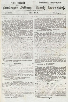 Amtsblatt zur Lemberger Zeitung = Dziennik Urzędowy do Gazety Lwowskiej. 1861, nr 173