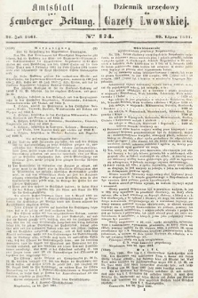 Amtsblatt zur Lemberger Zeitung = Dziennik Urzędowy do Gazety Lwowskiej. 1861, nr 174