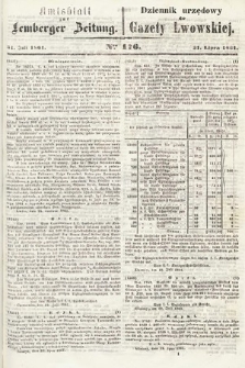 Amtsblatt zur Lemberger Zeitung = Dziennik Urzędowy do Gazety Lwowskiej. 1861, nr 176