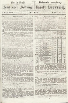 Amtsblatt zur Lemberger Zeitung = Dziennik Urzędowy do Gazety Lwowskiej. 1861, nr 177