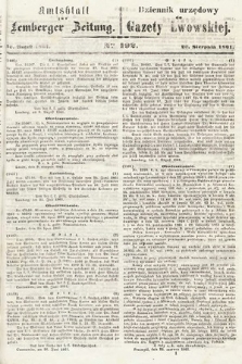 Amtsblatt zur Lemberger Zeitung = Dziennik Urzędowy do Gazety Lwowskiej. 1861, nr 192