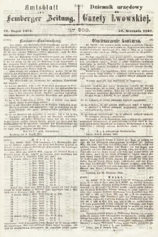 Amtsblatt zur Lemberger Zeitung = Dziennik Urzędowy do Gazety Lwowskiej. 1861, nr 200