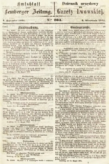 Amtsblatt zur Lemberger Zeitung = Dziennik Urzędowy do Gazety Lwowskiej. 1861, nr 204