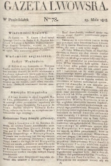 Gazeta Lwowska. 1818, nr 78