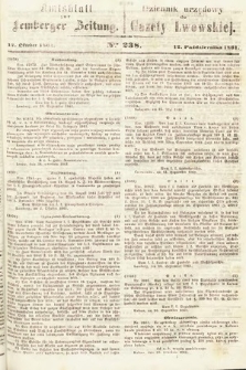 Amtsblatt zur Lemberger Zeitung = Dziennik Urzędowy do Gazety Lwowskiej. 1861, nr 238