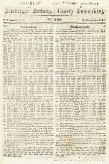 Amtsblatt zur Lemberger Zeitung = Dziennik Urzędowy do Gazety Lwowskiej. 1861, nr 258