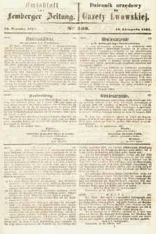 Amtsblatt zur Lemberger Zeitung = Dziennik Urzędowy do Gazety Lwowskiej. 1861, nr 268