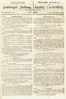 Amtsblatt zur Lemberger Zeitung = Dziennik Urzędowy do Gazety Lwowskiej. 1861, nr 271