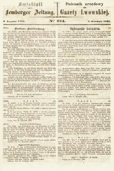 Amtsblatt zur Lemberger Zeitung = Dziennik Urzędowy do Gazety Lwowskiej. 1861, nr 283