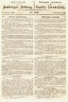 Amtsblatt zur Lemberger Zeitung = Dziennik Urzędowy do Gazety Lwowskiej. 1861, nr 285