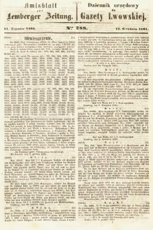 Amtsblatt zur Lemberger Zeitung = Dziennik Urzędowy do Gazety Lwowskiej. 1861, nr 287