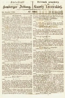 Amtsblatt zur Lemberger Zeitung = Dziennik Urzędowy do Gazety Lwowskiej. 1861, nr 294