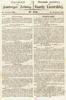 Amtsblatt zur Lemberger Zeitung = Dziennik Urzędowy do Gazety Lwowskiej. 1861, nr 299