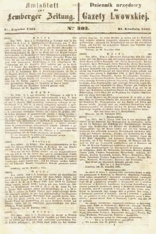 Amtsblatt zur Lemberger Zeitung = Dziennik Urzędowy do Gazety Lwowskiej. 1861, nr 302