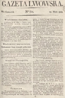 Gazeta Lwowska. 1818, nr 80