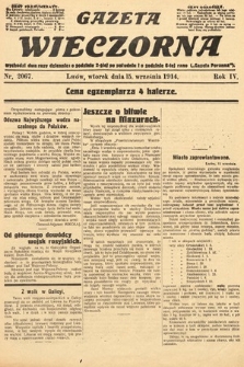 Gazeta Wieczorna. 1914, nr 2067