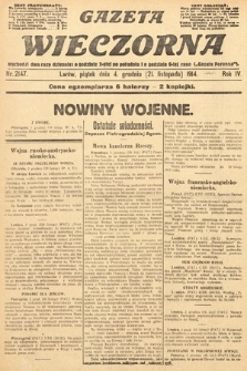 Gazeta Wieczorna. 1914, nr 2147