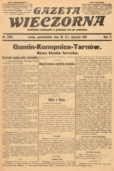 Gazeta Wieczorna. 1915, nr 2190