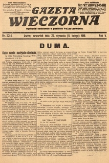 Gazeta Wieczorna. 1915, nr 2214