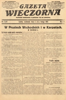 Gazeta Wieczorna. 1915, nr 2217