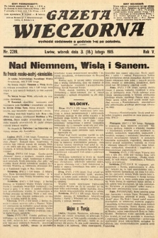 Gazeta Wieczorna. 1915, nr 2219