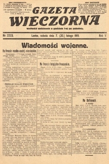 Gazeta Wieczorna. 1915, nr 2223