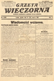 Gazeta Wieczorna. 1915, nr 2250