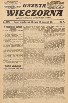 Gazeta Wieczorna. 1915, nr 2329