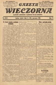 Gazeta Wieczorna. 1915, nr 2337