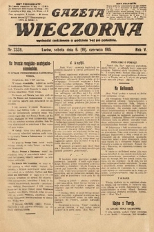 Gazeta Wieczorna. 1915, nr 2338