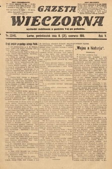 Gazeta Wieczorna. 1915, nr 2340