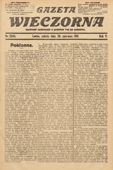 Gazeta Wieczorna. 1915, nr 2345