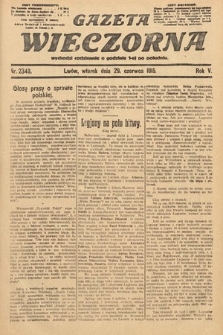 Gazeta Wieczorna. 1915, nr 2348