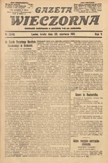 Gazeta Wieczorna. 1915, nr 2349