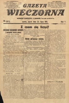 Gazeta Wieczorna. 1915, nr 2372